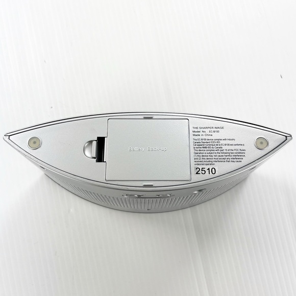 Sharper Image EC-B100 20 Sound Soother Dual Alarm Digital Clock - Picture 4 of 6